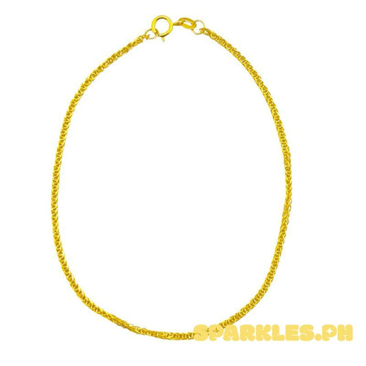 18k Saudi Gold Foxtail Bracelet - SKU-OTI1A1QC