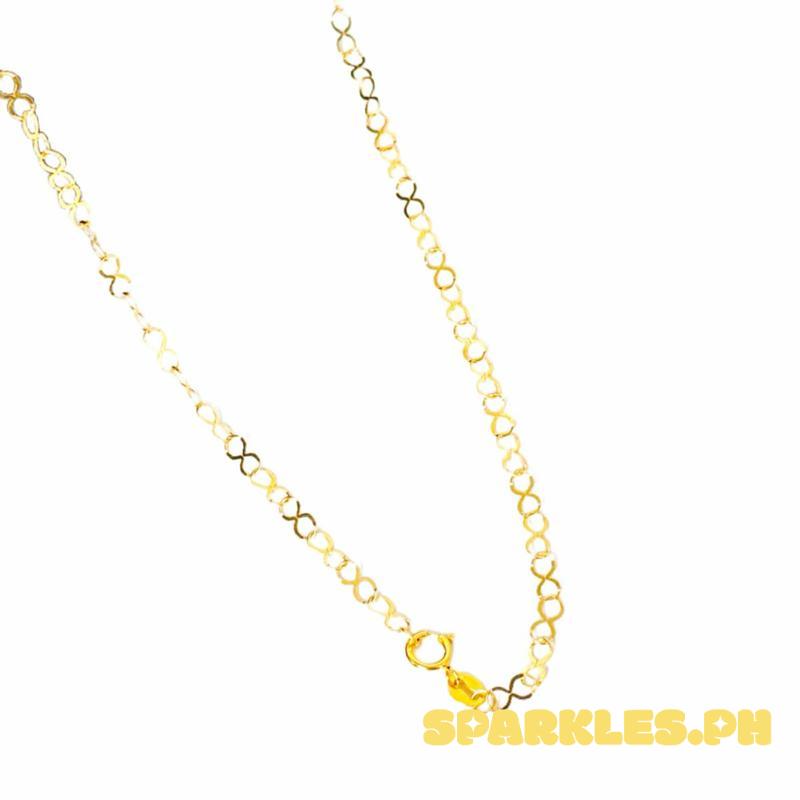 18k Saudi Gold Infinity Chain 18” - SKU-FOG39GSQ