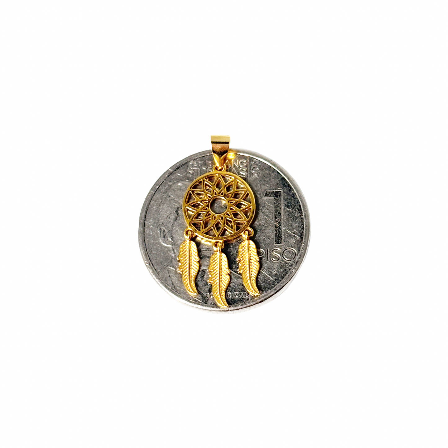 18k Saudi Gold Dream Charm Pendant