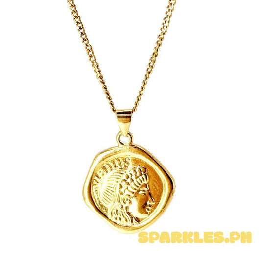 18k Saudi Gold Set Venus + Cadena Chain 18"