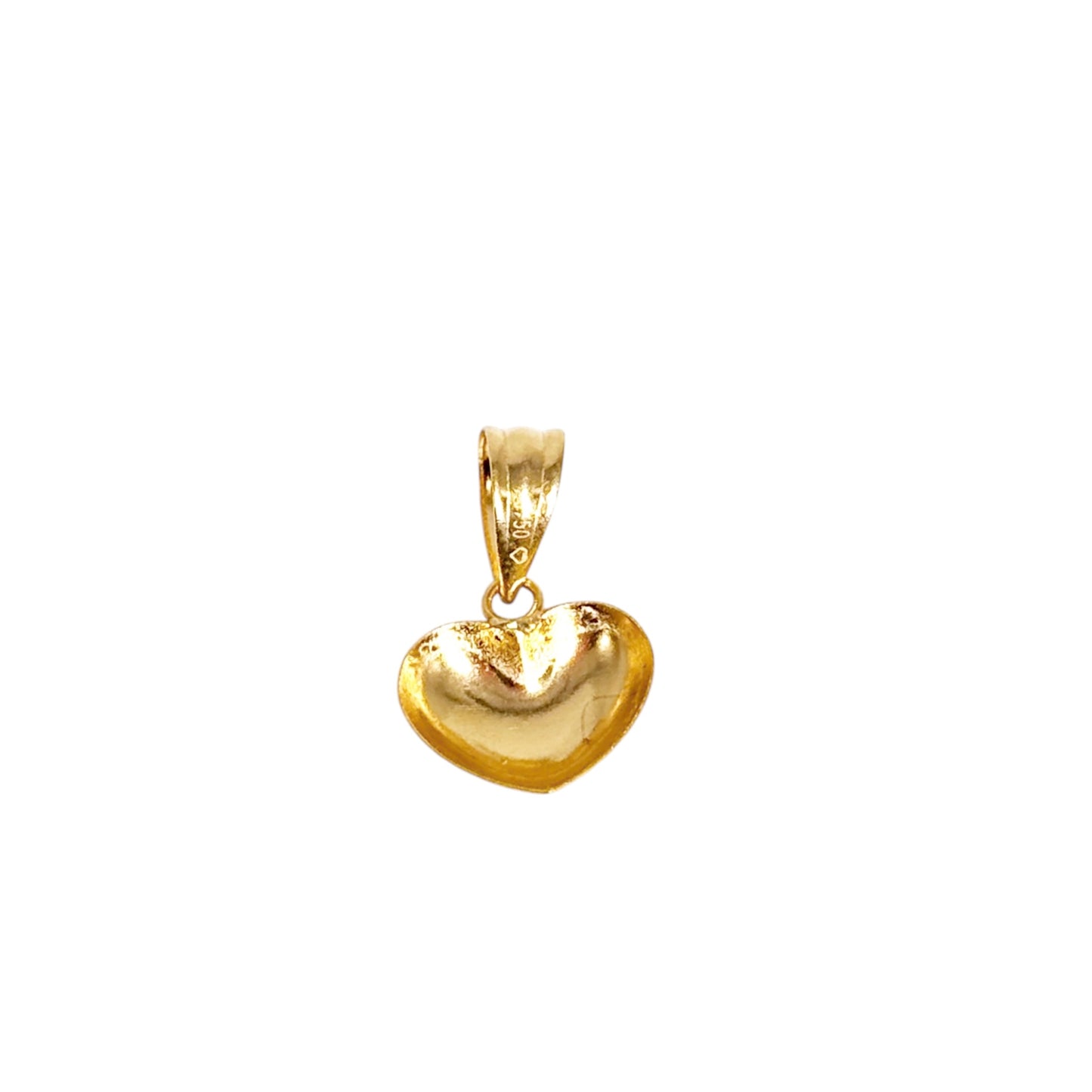 18k Saudi Gold Dazzling Diacut Hearty Pendantt .23 grams - SKU-40J6KIL5