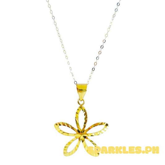 18k Saudi Gold Star Petal + Tauco Chain lv1