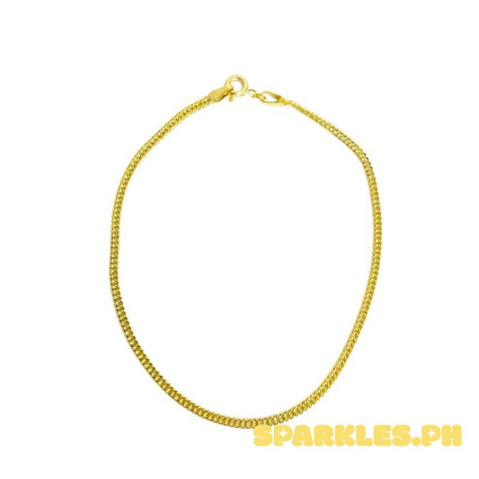 18k Saudi Gold Japan Style 2mm Bracelet 7.5” - SKU-2LQL0BRB