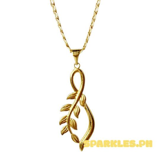 18k Saudi Gold Set Petal + Cadena Chain Makapal 18"