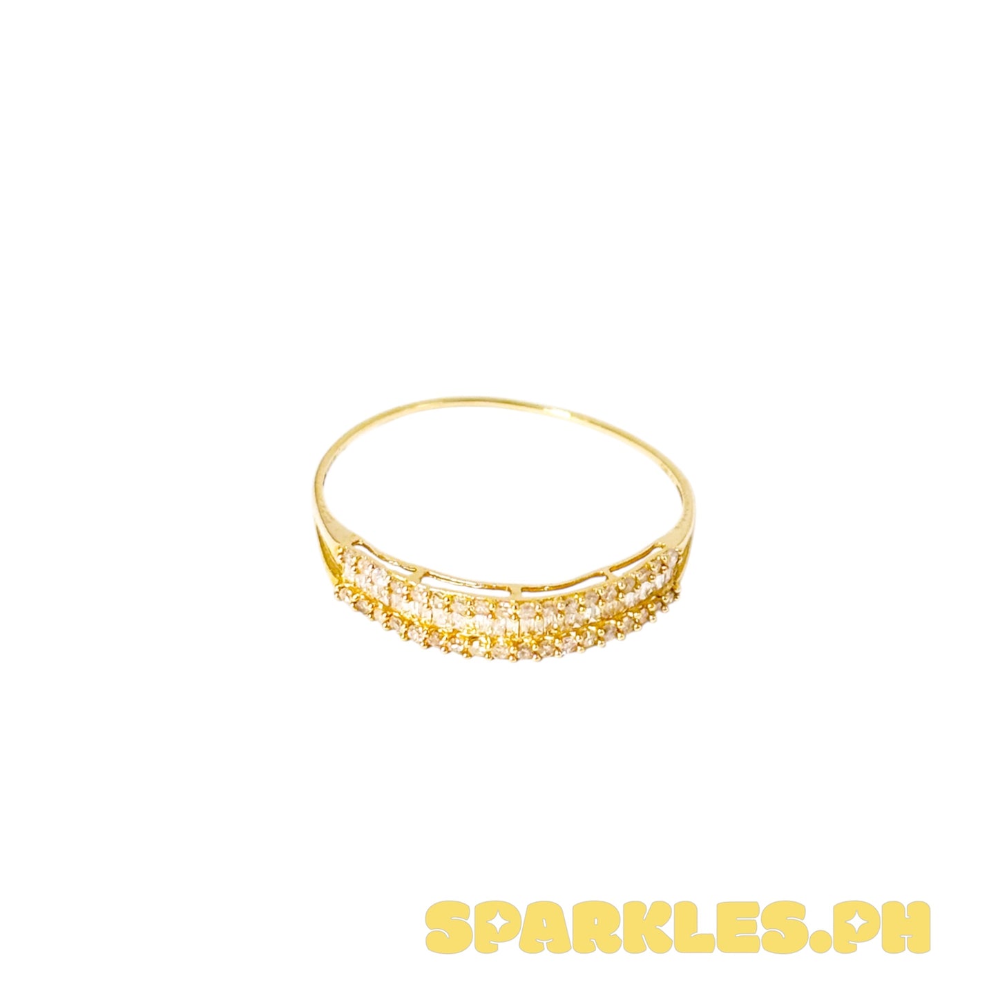 18k Natural Diamond 0.30 Carat Twilight Ring - SKU-UYIP4M2C
