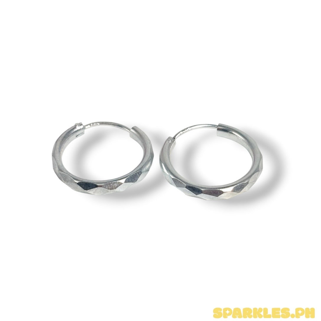 MT - 92.5 Sterling Silver - 15mm Loop Earrings