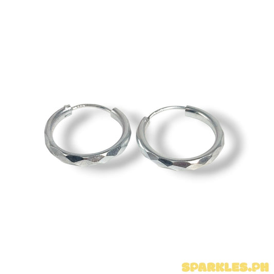 MT - 92.5 Sterling Silver - 15mm Loop Earrings