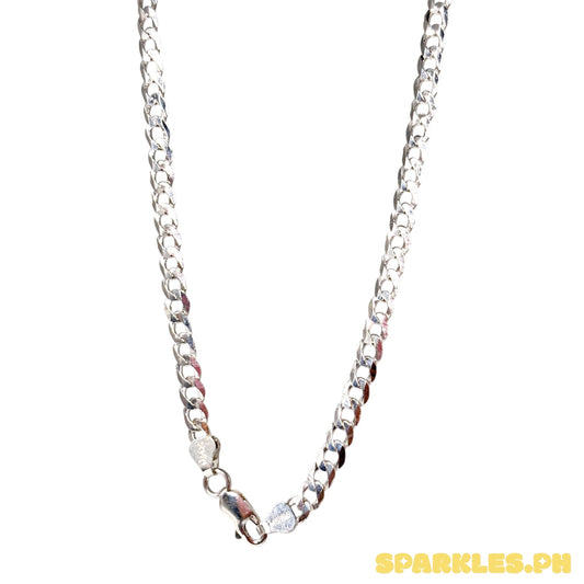 92. 5 Sterling Silver - 5mm Cadena Chain 20”
