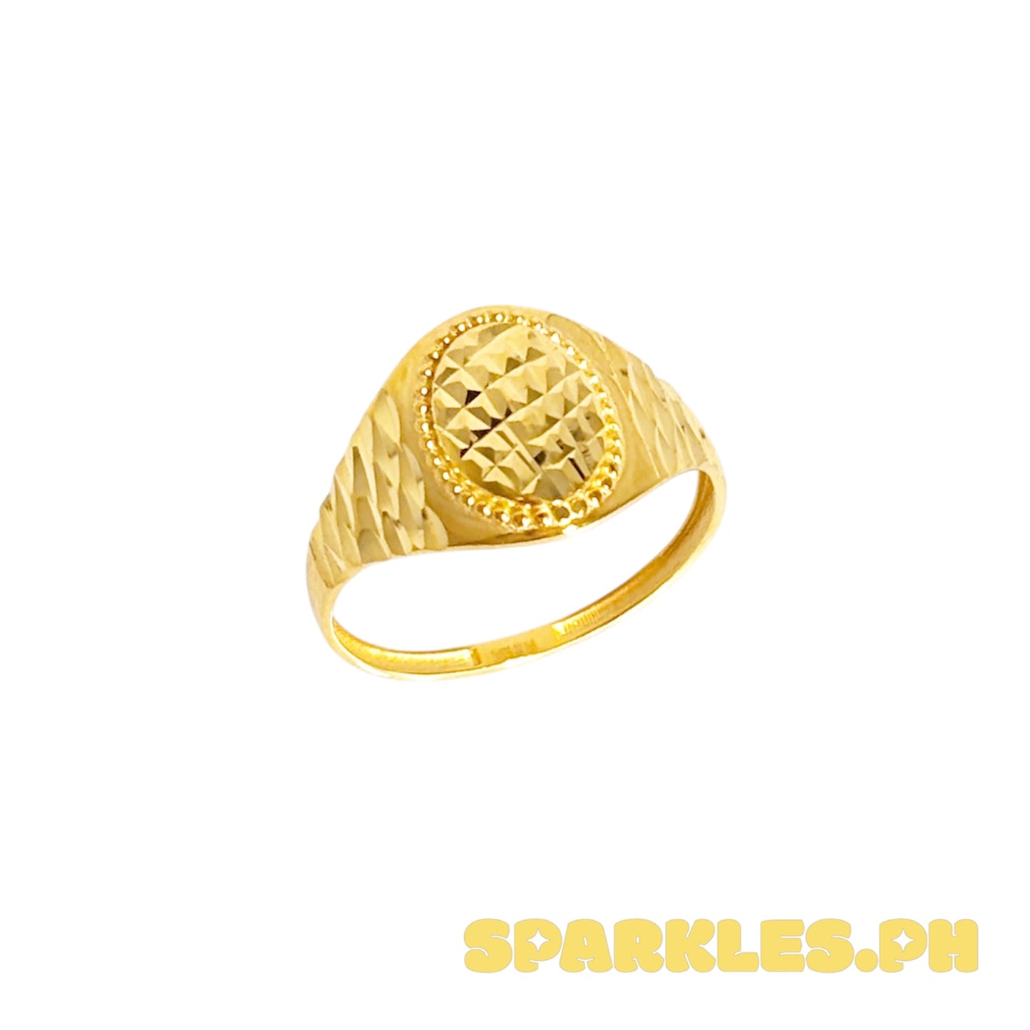 18k Saudi Gold Crest Ring -
SKUAP2326RIN2