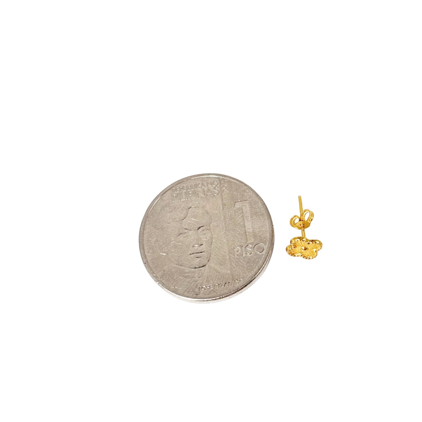 18k Clover Stud Gold Pakaw v2