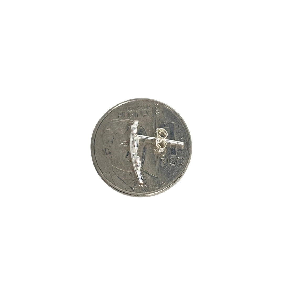 MT - 92.5 Sterling Silver - Leaf Earrings