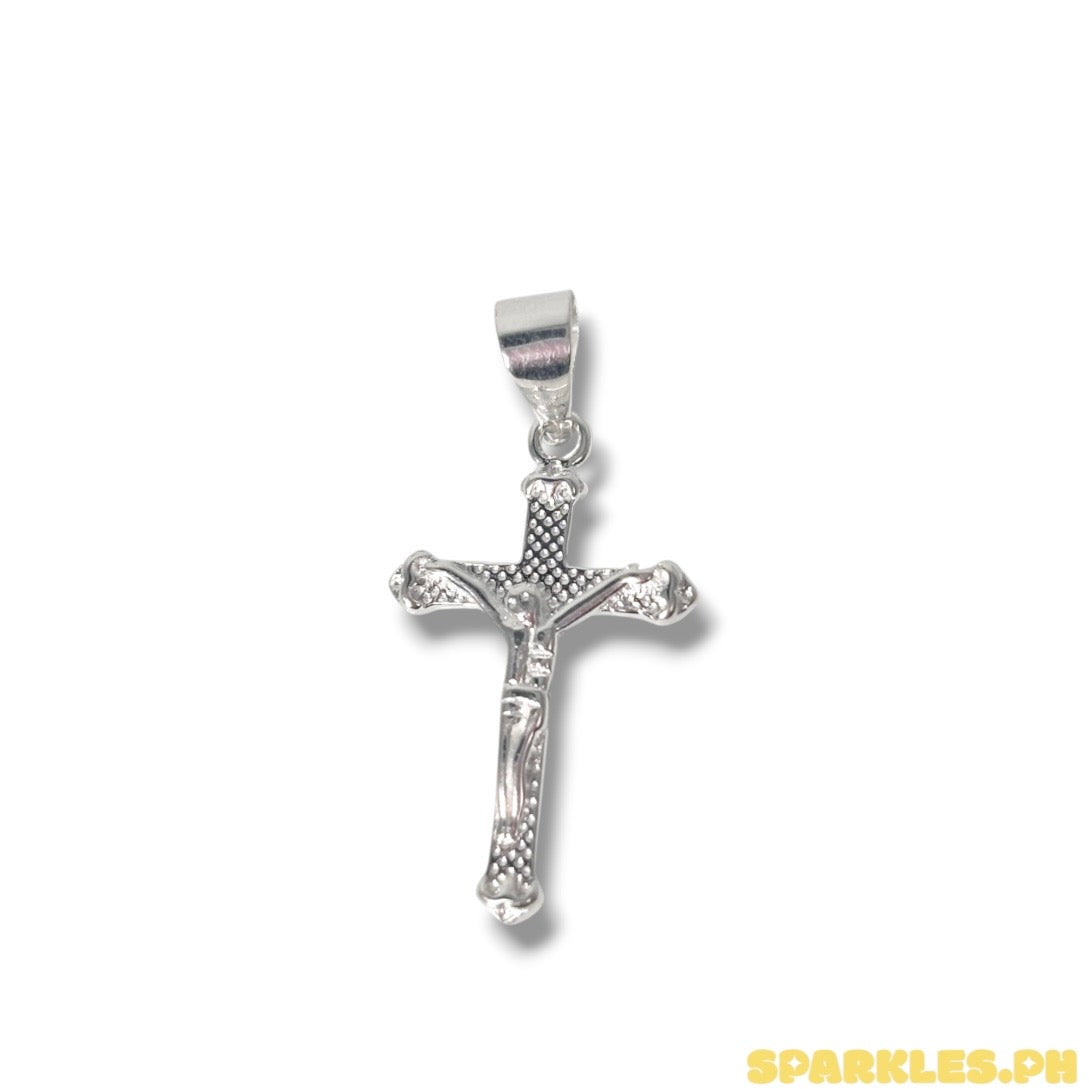 92.5 Sterling Silver - Jesus on Cross Pendant