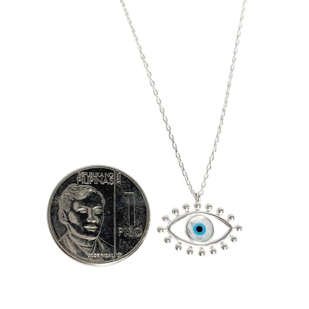 MT - 92.5 Sterling Silver - Flower Clover Necklace