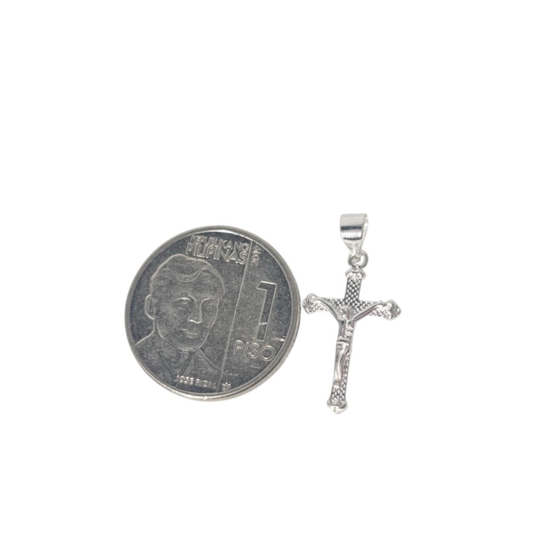 92.5 Sterling Silver - Jesus on Cross Pendant