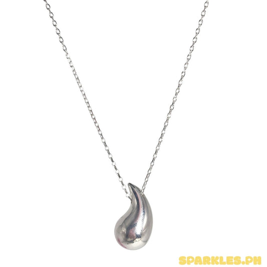 MT - 92.5 Sterling Silver - Teardrop Necklace