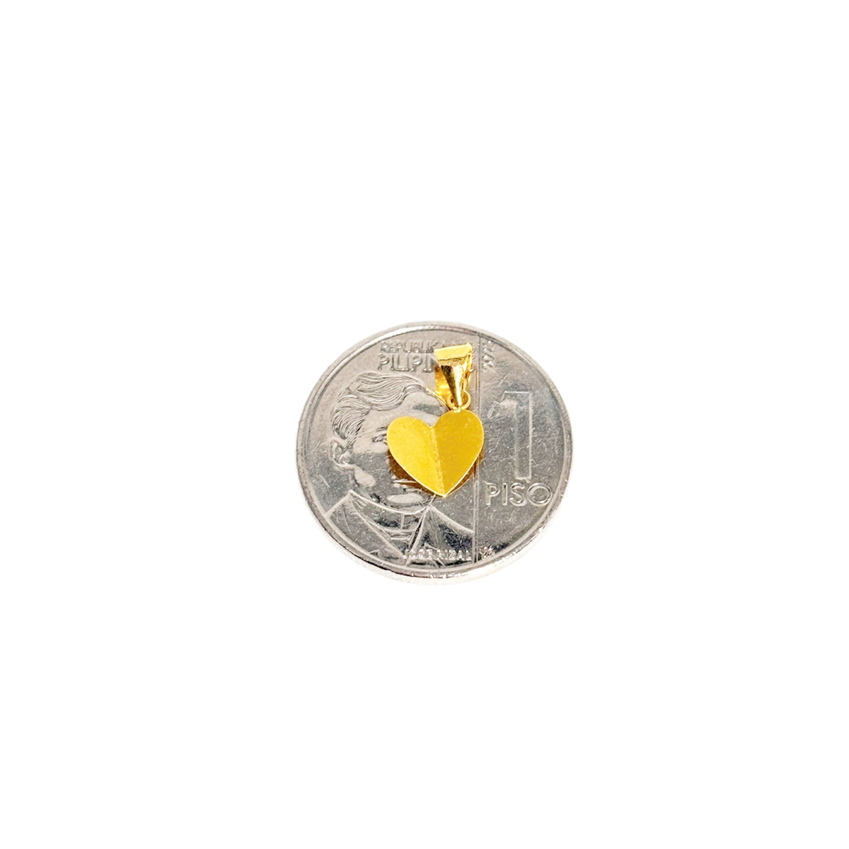 18k Saudi Gold Tauco Chain Level 1 + 18k Saudi Gold Leaf Heart Pendant
