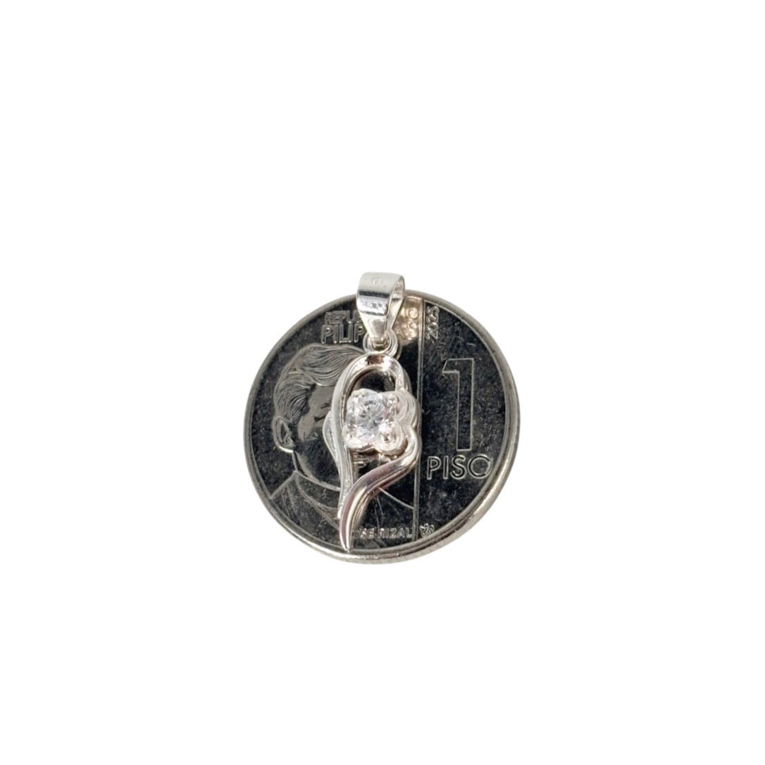 92.5 Sterling Silver - Flower Pendant