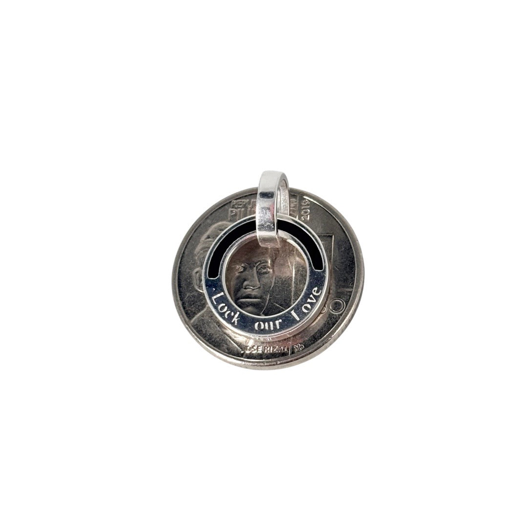 92.5 Sterling Silver - Lock our Love Pendant