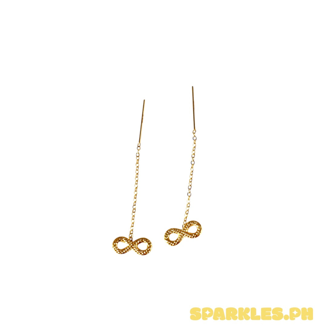 18k Saudi Gold SOLID Infinity Tictac