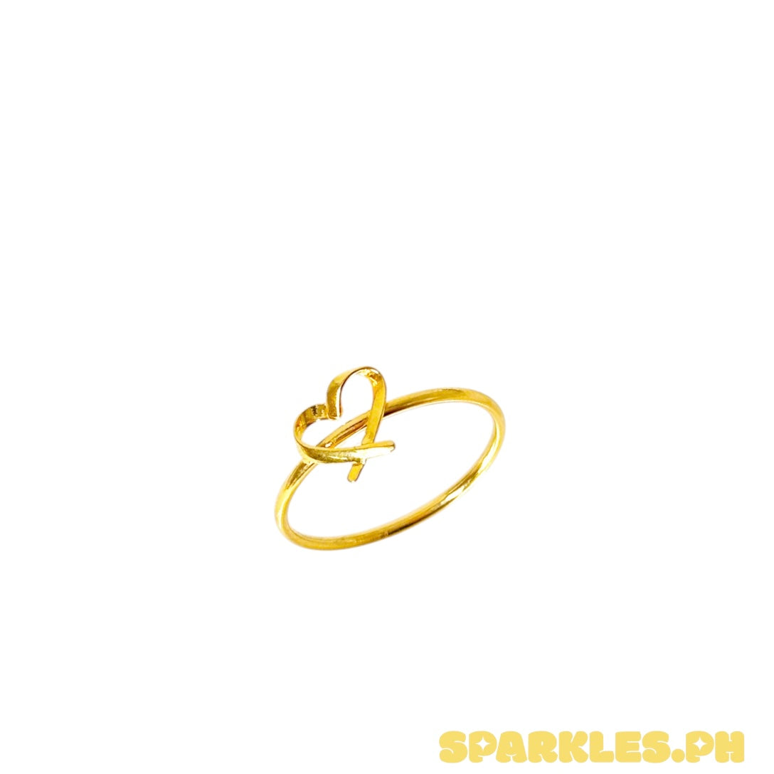 18k Saudi Gold Boarder Ring Size 7