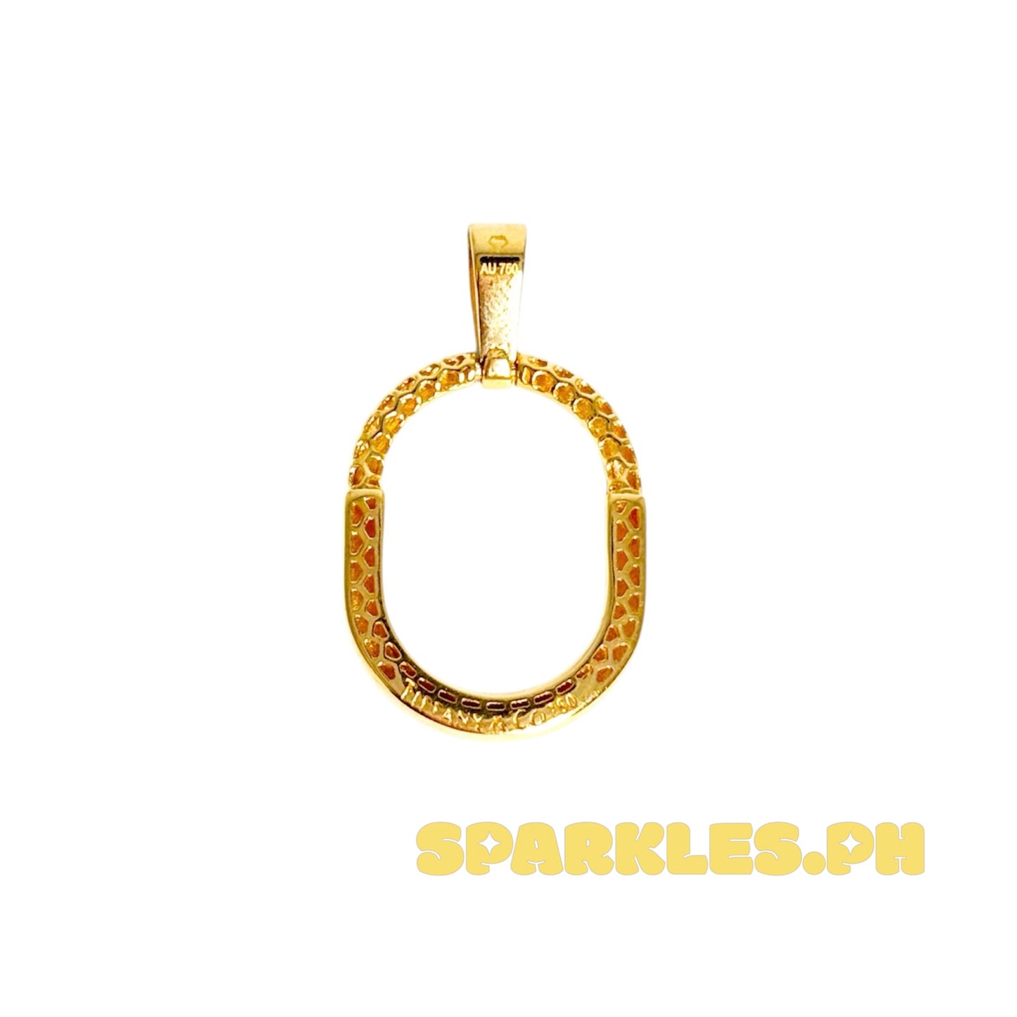 18k Saudi Gold Oval Pendant -
SKUAP1526PEN1