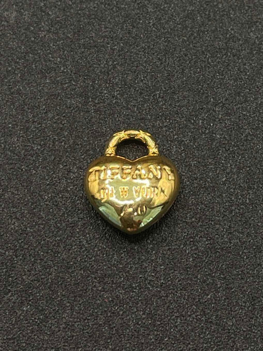 18k Saudi Gold Small Tiff Heart Ampaw Pendant