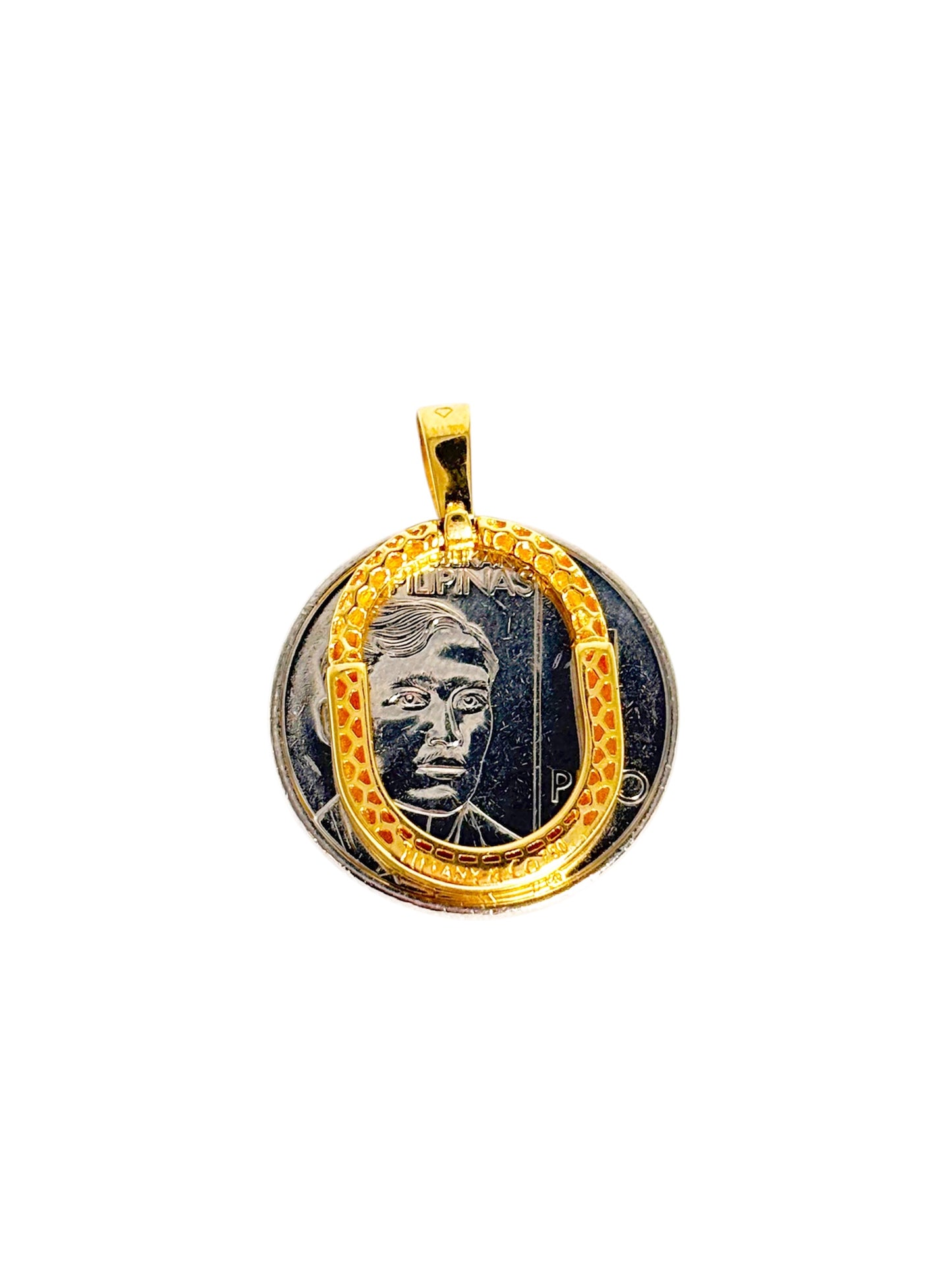 18k Saudi Gold Oval Pendant -
SKUAP1526PEN1