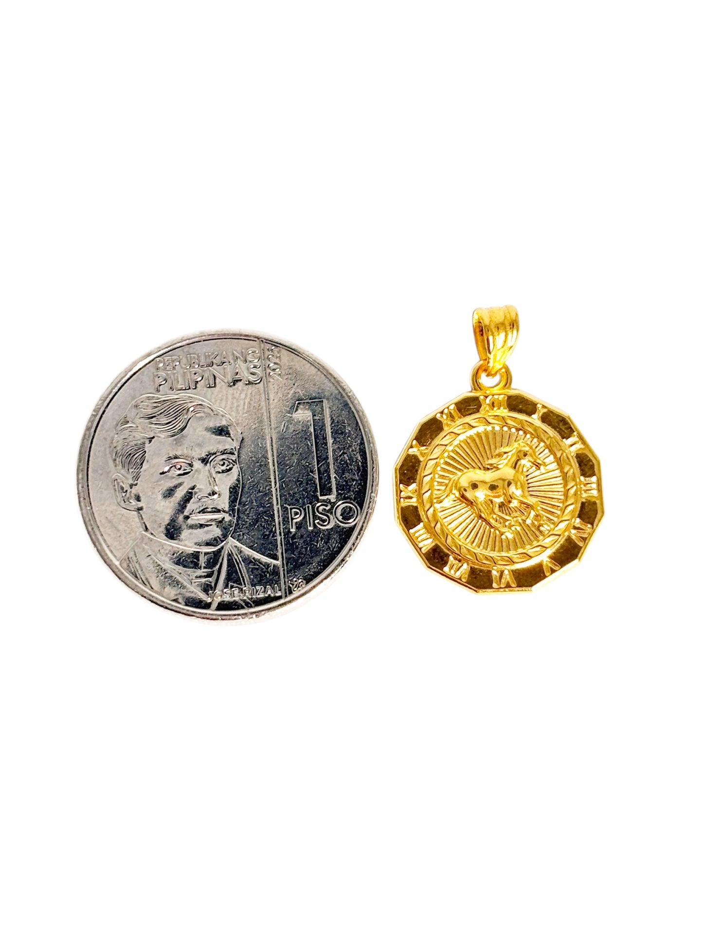 18k Saudi Gold Clock Horse V2 Pendant
-SKUAP1526PEN3