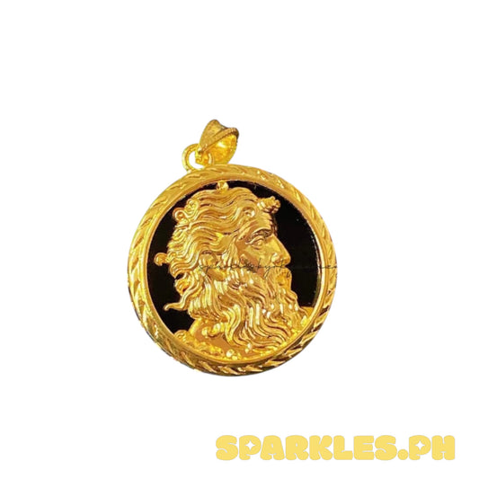 AMPAW/HOLLOW 18k Saudi Gold Jesus Pendant