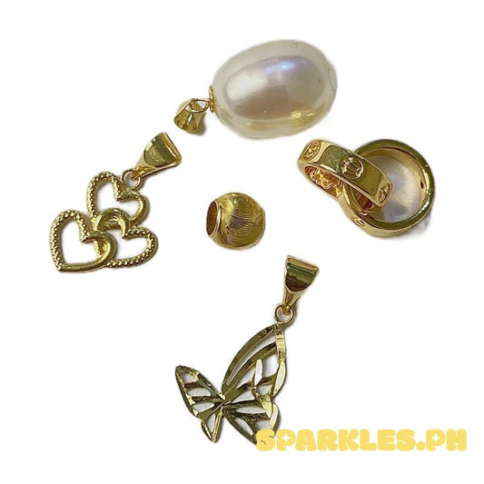 5pcs Mini Pendant Combo Fresh+Tripleheart + Cateye + Mariposa + TwinCircle Lightweight