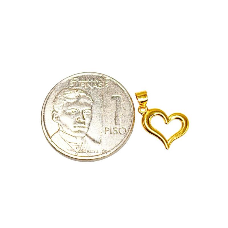 18k Saudi Gold Mini Love Pendant - -SKUMR1326PEN2
