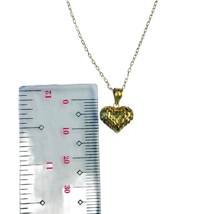 18k Saudi Gold Set Strainer Heart Buo + Tauco Chain 1 Lightweight
