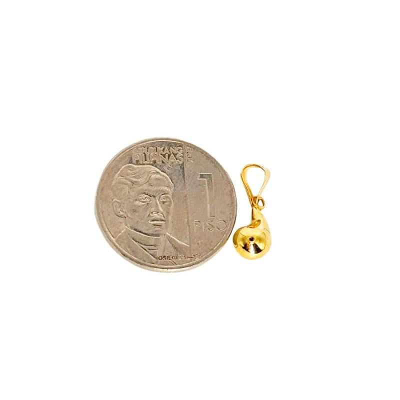 18k Saudi Gold Chic Teardrop Pendant - SKU-759ERN3M