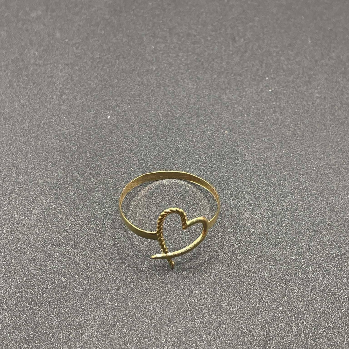 18k Saudi Gold Jessa Ring Solid Pawnable