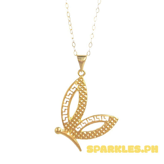 18k Saudi Gold Set Half Wing + Tauco Chain lv1