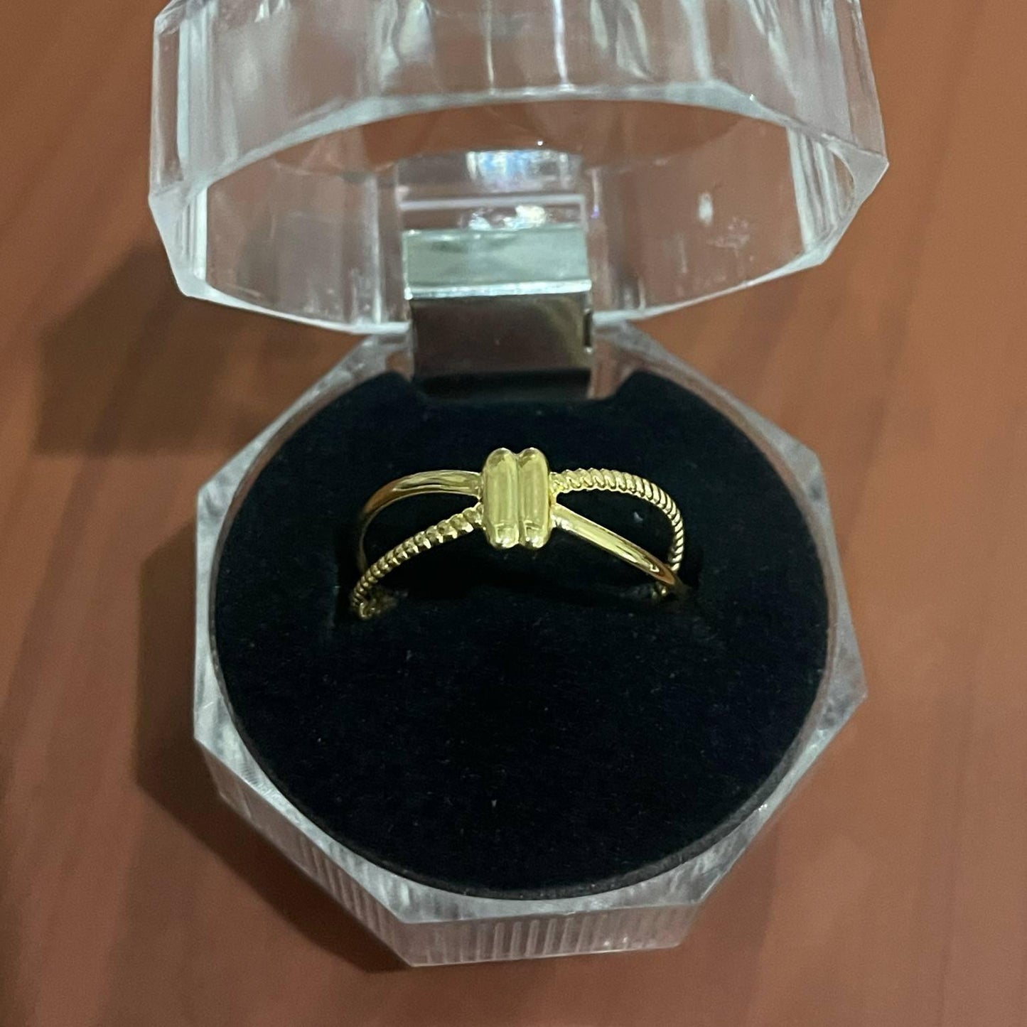 18k Saudi Gold Genuine Ring Solid Pawnable - SKU-GV1LGQ5A