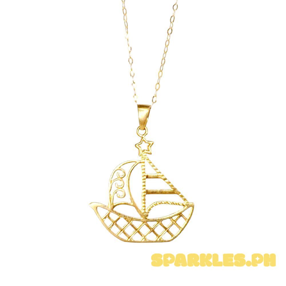 18k Saudi Gold Set Star Boat + Tauco Chain lv1