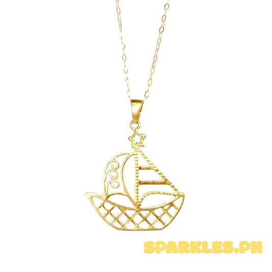 18k Saudi Gold Set Star Boat + Tauco Chain lv1