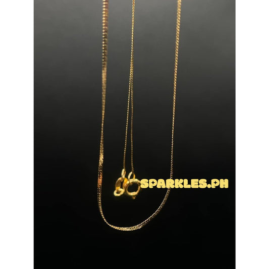 18k Saudi Gold SnakeStyle Chain - SKU-3UDQKLDT