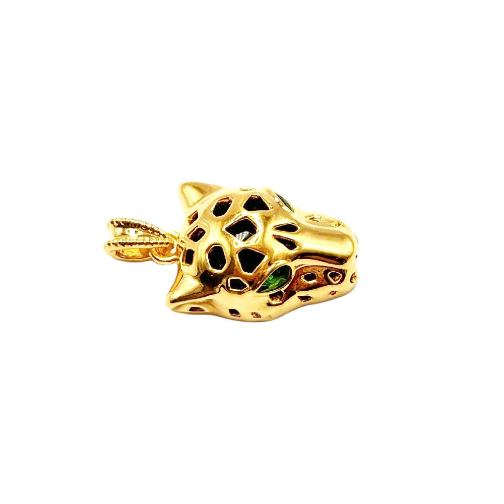 AMPAW/HOLLOW 18k Saudi Gold Panther Pendant -SKU-UJBJF12G1
