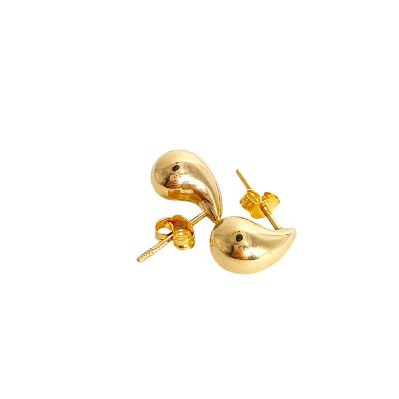 18k Saudi Gold Chic Teardrop Earring - SKU-SVAPKCTF