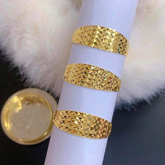 18k Saudi Gold Thread Ring Solid Pawnable - SKU-BX8M3ZSM