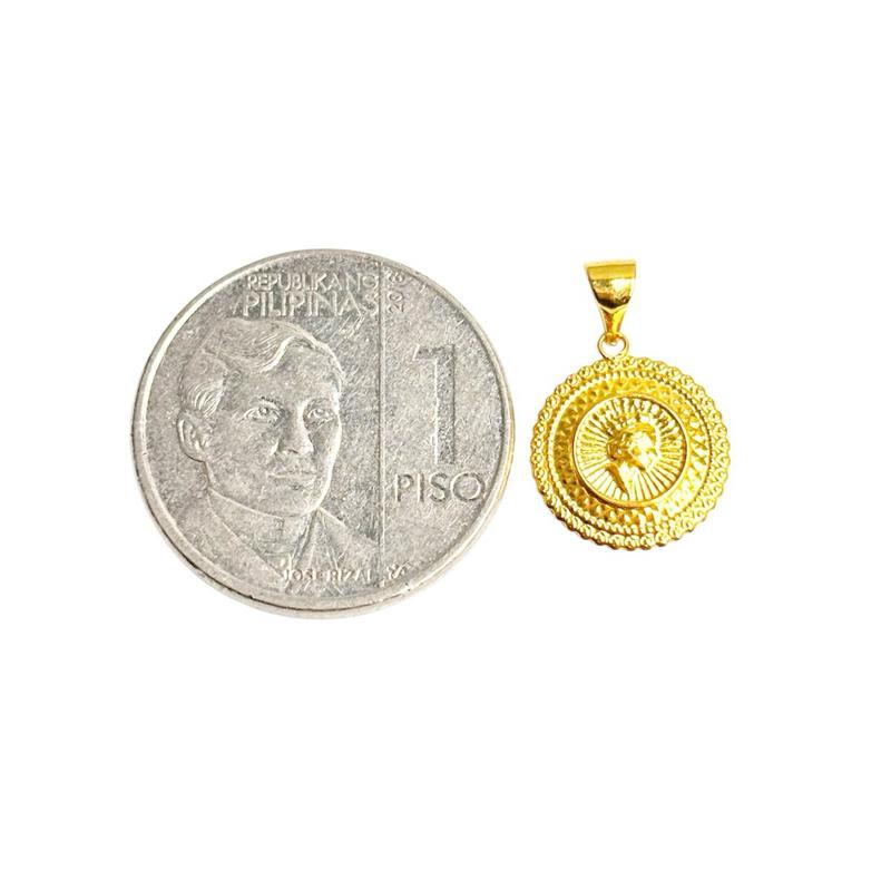 18k Saudi Gold Royal Queen Pendant- SKUMR030926PEN2