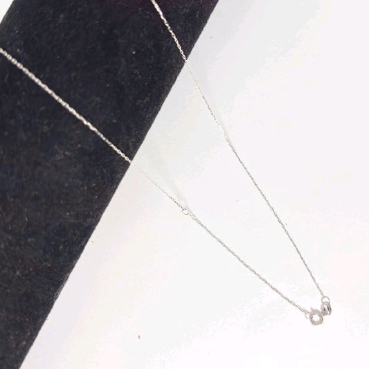 18k Saudi Gold WG Karkar Chain 18" - SKU-RTFK8B86