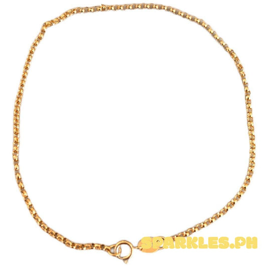 18k Saudi Gold Cadena Circle No Extender - SKU-Q7QOTPKZ