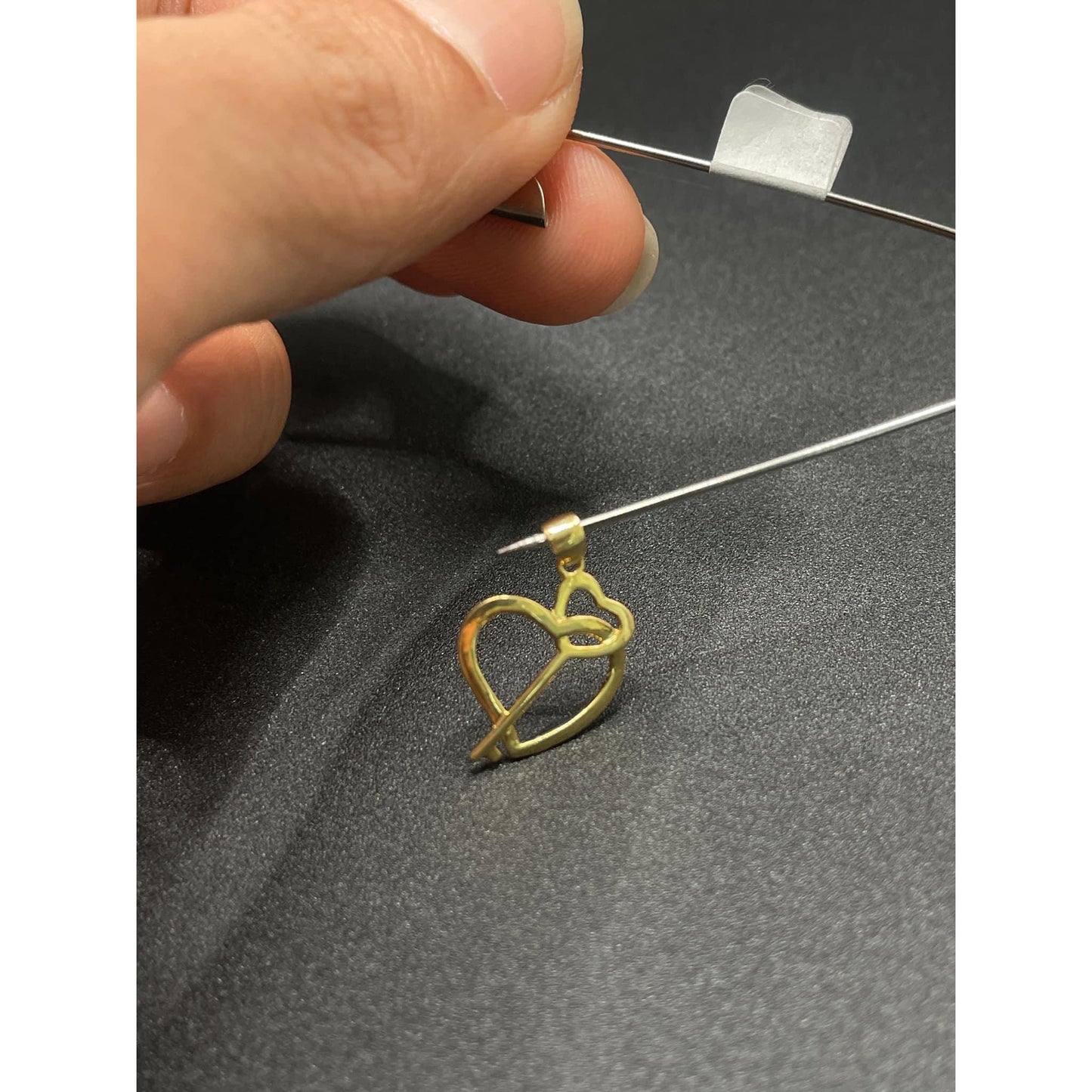 18k Saudi Gold .65g PER GRAM  Destiny Pendant Solido Pawnable