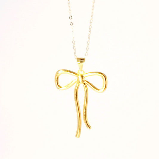18k Saudi Gold Big Ribbon + Tauco Chain lv1