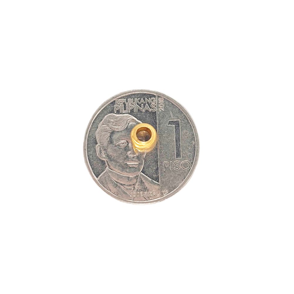 18k Saudi Gold Set Gold Cat Eye + Foxtail Chain 16"