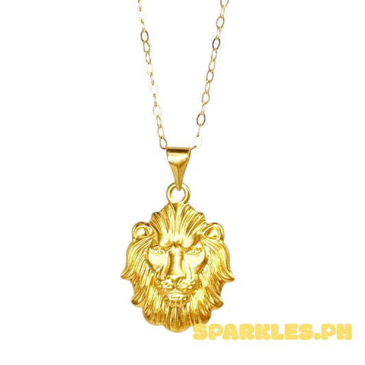 18k Saudi Gold Set Lion Head + Tauco Chain lv1
