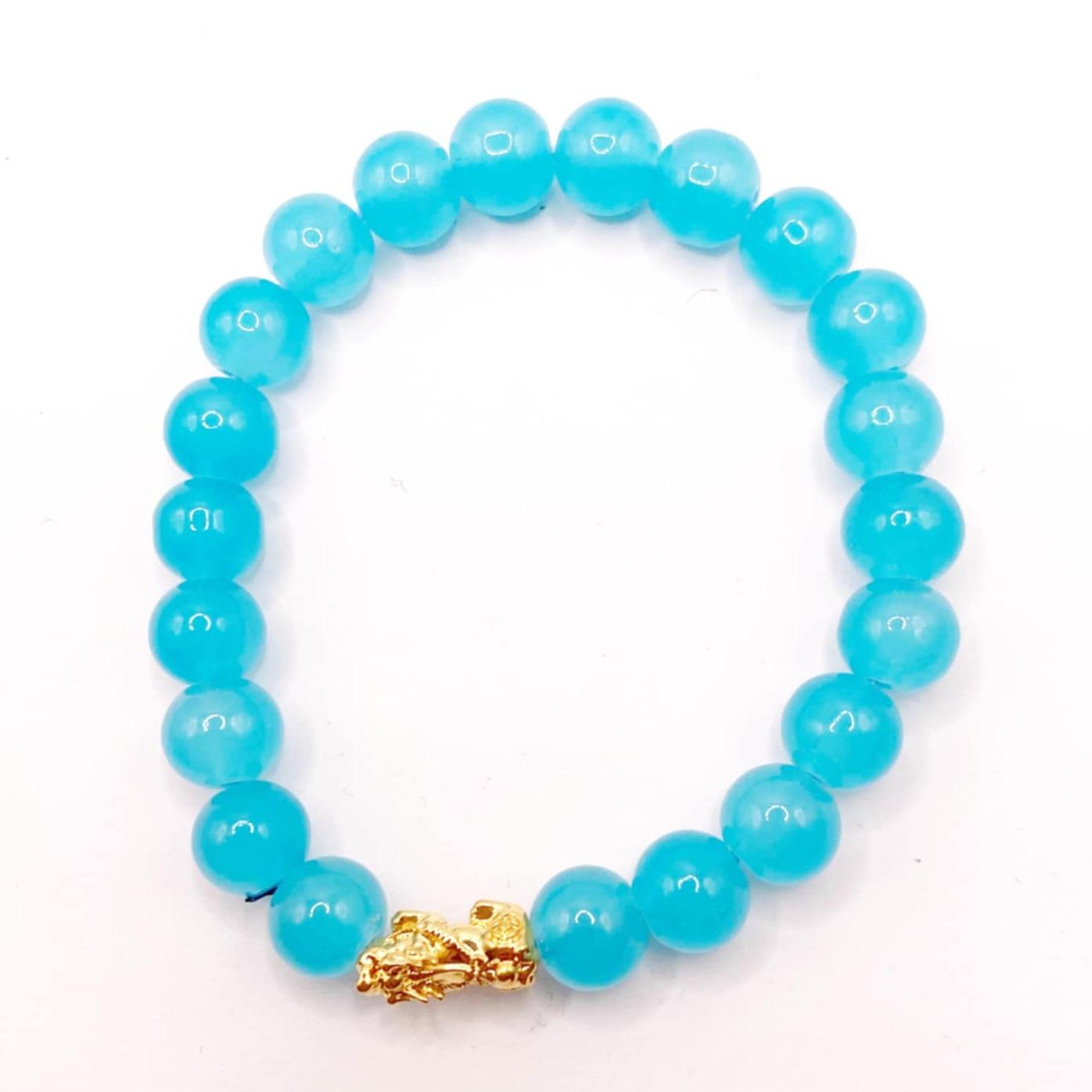 18k Saudi Gold Stone Piyao Bracelet NOT PAWNABLE - SKU-GAME2SQZ